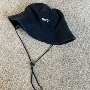 Brixton black bucket hat